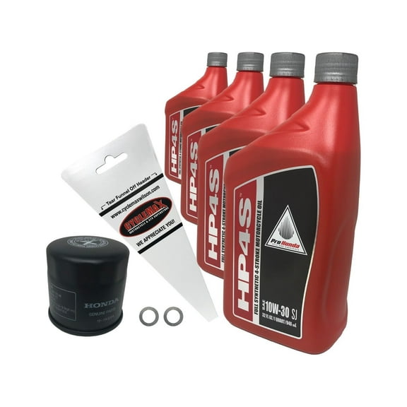 Honda OEM Full Synthetic Oil Change Kit for 2003-2009 VTX 1300