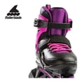 thumbnail image 4 of Rollerblade Fury G Inline Adjustable Roller Skates for Kids, Black & Pink, 4 of 7