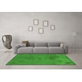 thumbnail image 3 of Ahgly Company Indoor Square Abstract Green Modern Area Rugs, 6' Square, 3 of 4