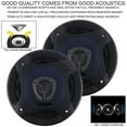 thumbnail image 4 of 2x6.5'' Full Range Frequency HiFi Coaxial Speaker Car Door Audio Stereo Speakers, 4 of 5