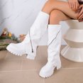 thumbnail image 4 of Slouchy Boots,Knee High Boots for Women - Modern Tall Dress Boots with Clean Structured Upper, Round Toe Knee Boots, Platform Sole and Slouchy Shaft Fashion Boots, Everyday Casual Footwear for Winter, 4 of 7