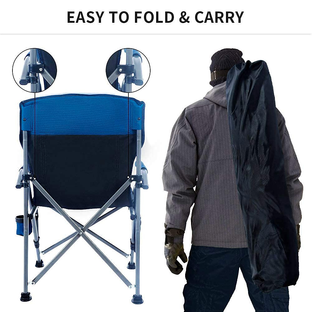 Umineux Portable Folding Camping Chair, 330 lb photo 5