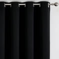 thumbnail image 3 of Blackout Grommet Curtain, Home Decoration, Super Soft Insulation, Suitable For Bedroom-QIUPING, 3 of 4