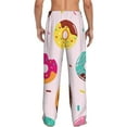 thumbnail image 3 of Kll Mens Pajama Pants For Men,Mens Lounge Pants,Funny Gifts For Men,Men'S Pajama Bottoms-Donut, 3 of 9