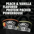 thumbnail image 3 of Oikos Triple Zero Peach and Vanilla Nonfat Greek Yogurt Cups, 5.3 OZ, 6 Count, 3 of 10