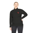 thumbnail image 3 of Red Boxing Glove Quarter-Zip Pullover Windbreaker, 3 of 3