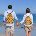 thumbnail image 5 of Honeii Colorful Bohemian Sunflower Print Drawstring Backpack,Drawstring Bags String Backpack Gym Cinch Sack Backpack Sport Bag Draw-Small, 5 of 6