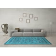 thumbnail image 3 of Ahgly Company Indoor Rectangle Oriental Light Blue Industrial Area Rugs, 8' x 10', 3 of 4
