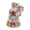 Wiggles Lullaby Baby Girl Diaper Cake 4 Tiers