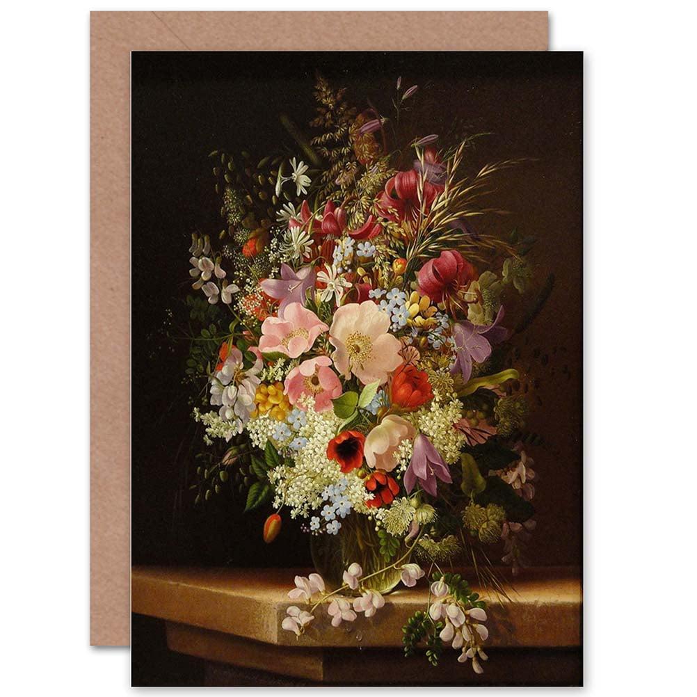Hilma Af Klint Group Iv No 2 Ten Largest Youth Fine Art Greetings Card Plus Envelope Blank Inside