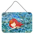 thumbnail image 1 of "Treasures Mermaid Swimming Metal Print, 8"" x 12"", Multicolor" Caroline's Treasures BB8518DS812, 1 of 1