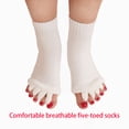 thumbnail image 2 of Five Toe Socks Hallux Valgus Posture Correction Ectropion Toes Bunion Corrector, 2 of 3