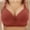 Red, variant on Sentmoon Bras Plus Size Push up No-Slip Comfortable Bras for Women Solid Color Thin Easy Care Seamless Supportive Breathable Wireless Bras for Women for Work & Office 40