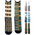 thumbnail image 1 of Crew Socks Breathable Transparent 4 Pairs Sheer Socks Novelty Socks Tube Socks, 1 of 10