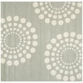 thumbnail image 5 of SAFAVIEH Soho Louise Polka Dots Wool Area Rug, Grey/Ivory, 7'6" x 9'6", 5 of 8
