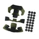 thumbnail image 4 of Kit de acolchado para casco, alfombrillas interiores protectoras, suministros multifunción, suaves y cómodos. Verde, 4 of 8
