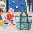 thumbnail image 4 of Fiudx Bolsa de Playa, Bolso Plegable de Gran Capacidad, Diseño de Malla Ligera, Múltiples Bolsillos para Una Fácil Organización, Ideal para Viajes, Piscinas y Complejos Turísticos, Ideal para Aventur, 4 of 6
