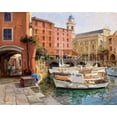 thumbnail image 2 of Bates, George 18x15 Gold Ornate Wood Framed with Double Matting Museum Art Print Titled - Mediterranean Colors, 2 of 4