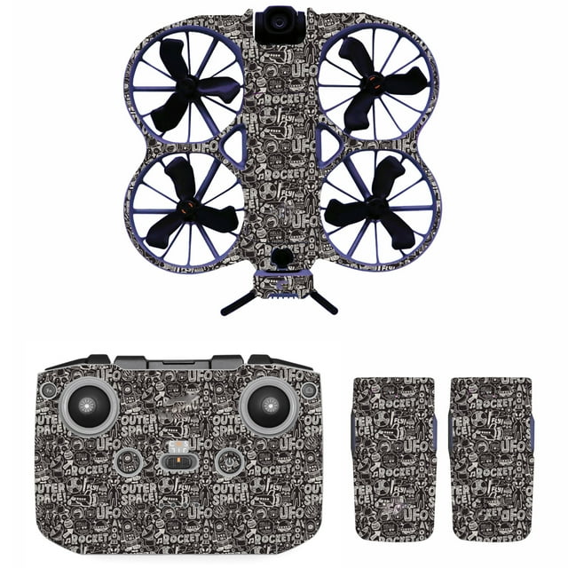 for DJI Neo 2 Sticker Kit, Waterproof Skin Decorative Decal for DJI Neo2 Drone, Controller & Batteries, Anti-Scratch Protective Film Accessories