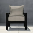 thumbnail image 2 of Heathered Solid Taupe Deep Seating Cushion Set, 2 of 8