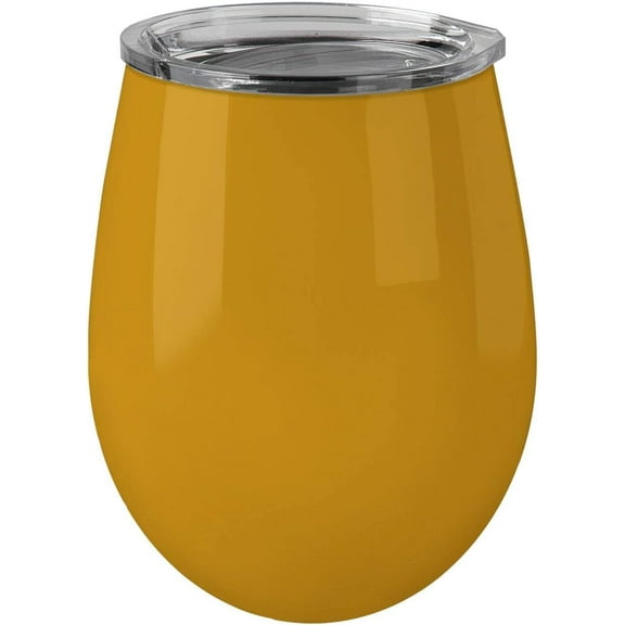 True North Stainless Steel Insulated Tumbler with Lid, 12 oz (Sport Yellow)