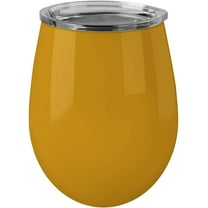 True North Stainless Steel Insulated Tumbler with Lid, 12 oz (Sport Yellow)