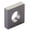 Gun Metal, variant on Schaub And Company 10030-MW Cafe Modern Square 1" Open Ring Slot Cabinet Knob / Drawer