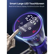 Laresar 500W Vacuum Cleaner for Home, Cordless Vacuum Cleaner, Carpet Cleaner, 55KPA, 2200mAh, Hard Floors, Pet Hair