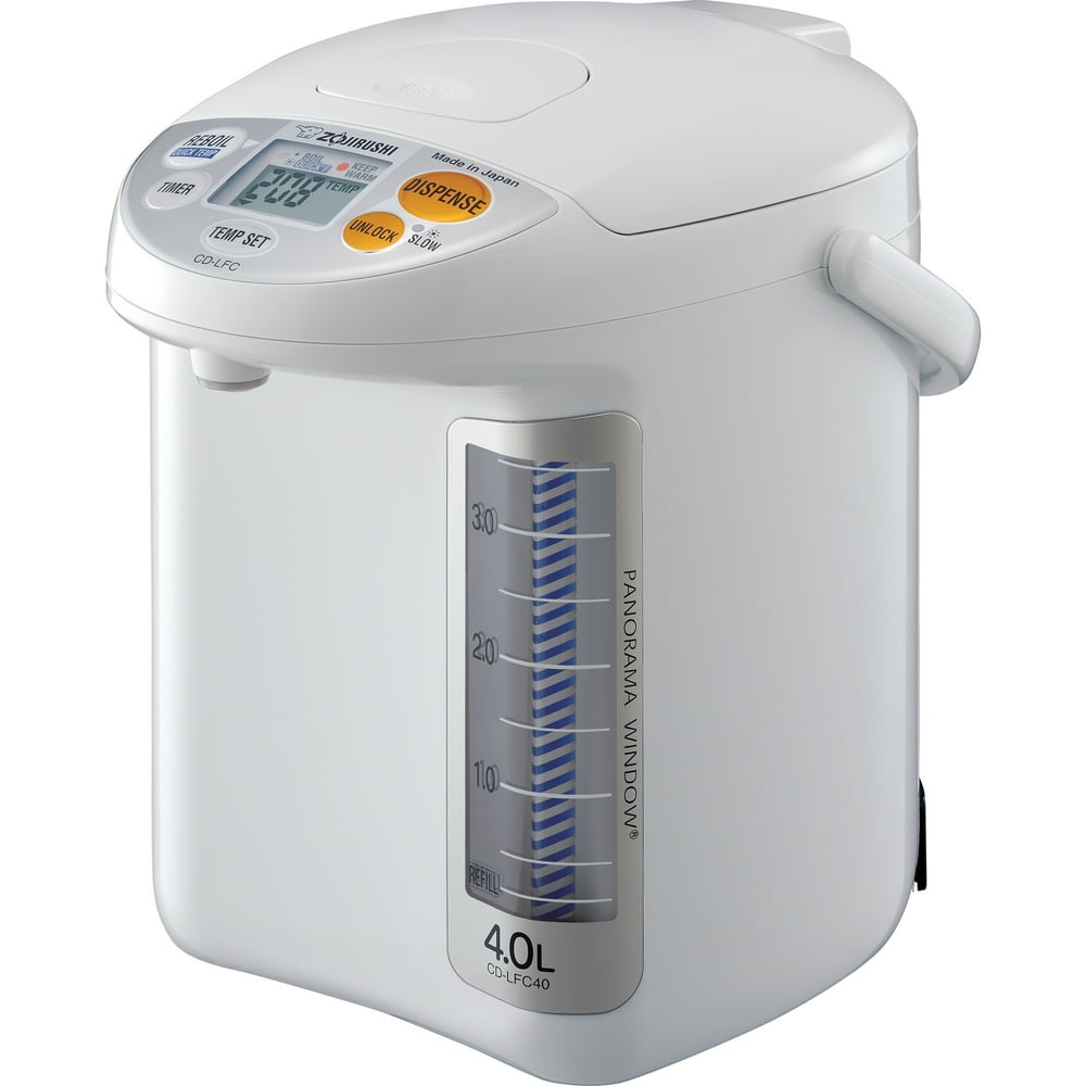 Zojirushi CDLFC40WA Panorama Window Water Boiler & Warmer, 4.0