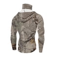 thumbnail image 5 of Hooded Sun Shirts for Men with Mask UPF 50+ Fishing Blouses Long Sleeve UV Rash Guard Cooling Lightweight Hoodies XL Khaki, 5 of 5