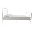 thumbnail image 3 of Novogratz Francis Farmhouse Metal Bed, Full Bed Frame, White, 3 of 17