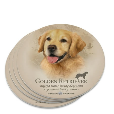 

Golden Retriever Dog Breed Novelty Coaster Set