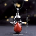 thumbnail image 3 of QQTDFG Aventurine Gems Angel Crystal Necklace Magic Reiki Healing Amulet-default, 3 of 6