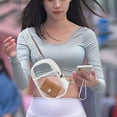 thumbnail image 4 of Qwtwty Chest Bag Shoulder Bag Chest Bag Transparent PVC Shoulder Crossbody Bag Concert Sports Event Backpack, 4 of 8