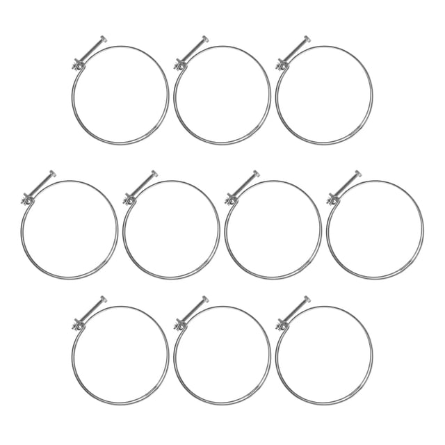 Abrazadera de manguera POWERTEC de 4 pulgadas con doble cable con perno 10 PK 70261