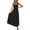 A-Black1090, variant on SONXAHE Women's Smocked Strapless Maxi Dress Lace-Inset Beach Casual Tiered Long Sundress