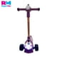 thumbnail image 3 of Scooter Patín Forma De Tren Con Luz Sonido De Pie P/ Niños violeta oscuro, 3 of 8