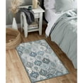 thumbnail image 2 of Moynesa 2'x3' Moroccan Trellis Area Rug,Blue Entry Rug Non-Slip Washable Indoor Door Mat, Small Oriental Accent Throw Rug for Bedroom Kitchen Entryway Bathroom, 2 of 7