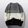 thumbnail image 4 of Vedolay Sweaters for Young Men 2023 Long Sleeve Pullover Sweaters Winter Warm Tops Black,3XL, 4 of 4