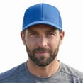 thumbnail image 2 of COUVER Adjustable Snapback Trucker Mesh Cap, Navy / Red, 2 of 7