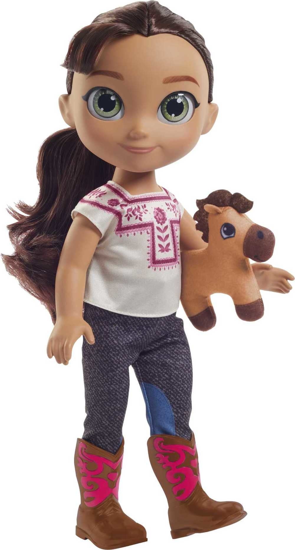 Spirit Untamed Toddler Lucky Doll (14-In), Spirit Plush & Brush, Ages 3 Years & Up