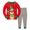 Red, variant on XDZJLR Kids Toddler Boys Pajamas Girls Pajama Christmas Deer Pattern Pants 2 Piece Pj'S Long Sleeve Xmas Clothes Set Outfits Pjs Loungewear Red 9-10 Years