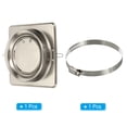 thumbnail image 3 of Uxcell 6" Stainless Steel Backdraft Dampers with Ducting Hose Clamp 1 Set, 3 of 6