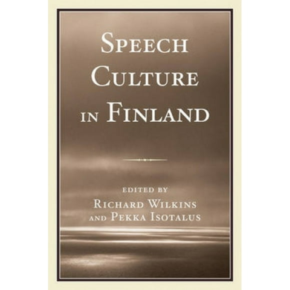 Speech Culture in Finland