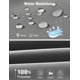 thumbnail image 2 of Chaqueta cortavientos ligera para hombre TBMPOY, gris, resistente al agua, 2 of 6
