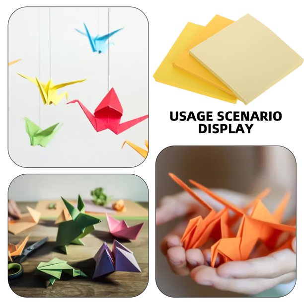 unbranded Papel Para Manualidades Origami Multicolor Hojas Cuadradas Para Creaciones Y Scrapbooking