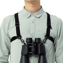 NICEXMAS Camera Compatible Binocular Harness Strap Black Nylon 1Pack