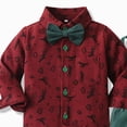 thumbnail image 4 of 9-10 Years Toddler Boys Kids Suit Set 2Pcs Formal Dress Clothes Long Sleeve T Shirt Tops Vest Coat Pants Child 9 12 18 24 Months 2T 3T 4T 5T 6T 7T 8T Kids Boys Winter Outfits,Light Green, 4 of 4