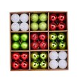 thumbnail image 2 of Fek888 Large Christmas Balls Ornaments Plastic Christmas 3CM-72PCS Electroplated Set Christmas Tree Pendant Kraft Paper Box Decorations, 2 of 5