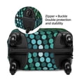 thumbnail image 4 of Lsque Green Disco Lights Printed Luggage Cover, Travel Luggage Protector,Scratch and Dirt Resistant, Fits 18-32 Inch Luggage - Medium, 4 of 9